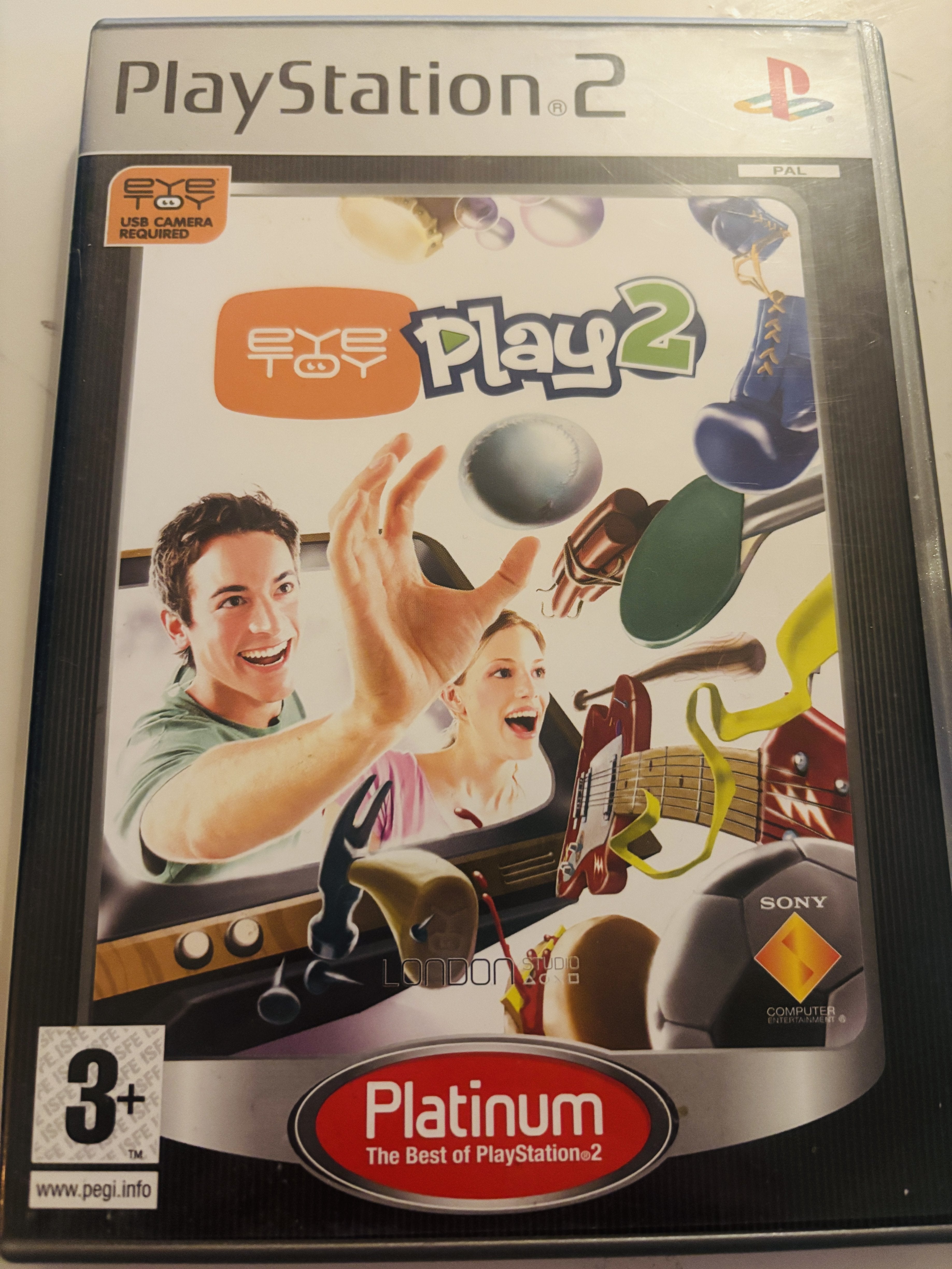 EyeToy: Play 2 (Platinium). PS2