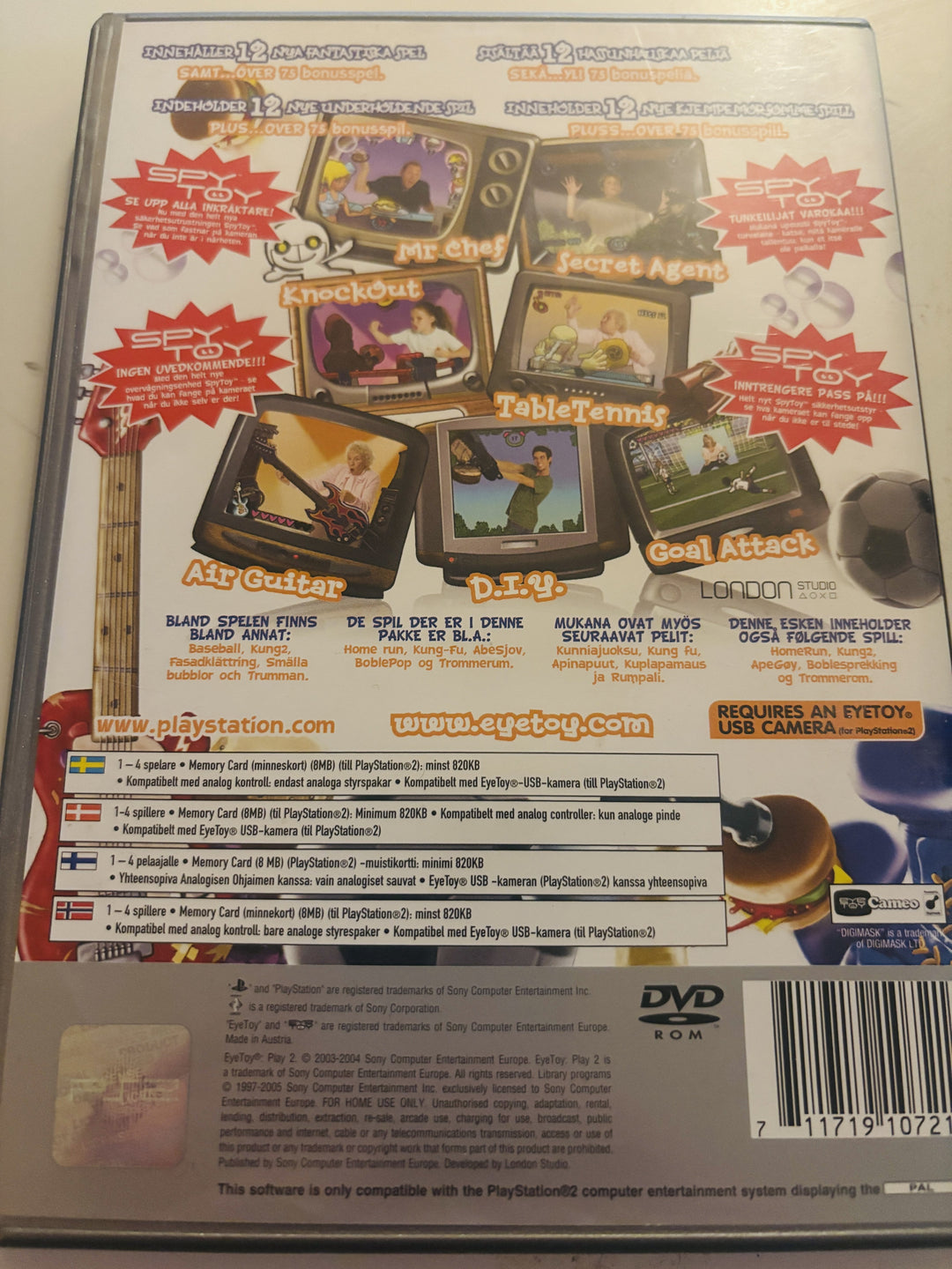 EyeToy: Play 2 (Platinium). PS2