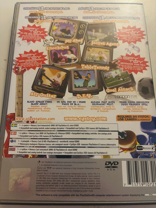 EyeToy: Play 2 (Platinium). PS2
