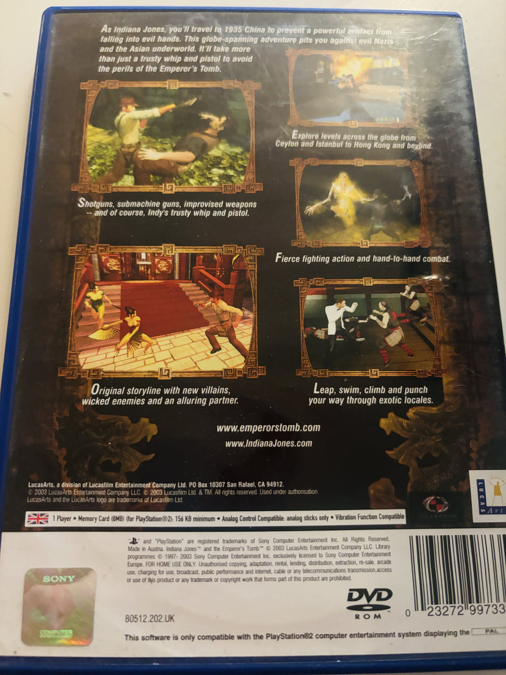 Indiana Jones and the Emperor's Tomb. PS2