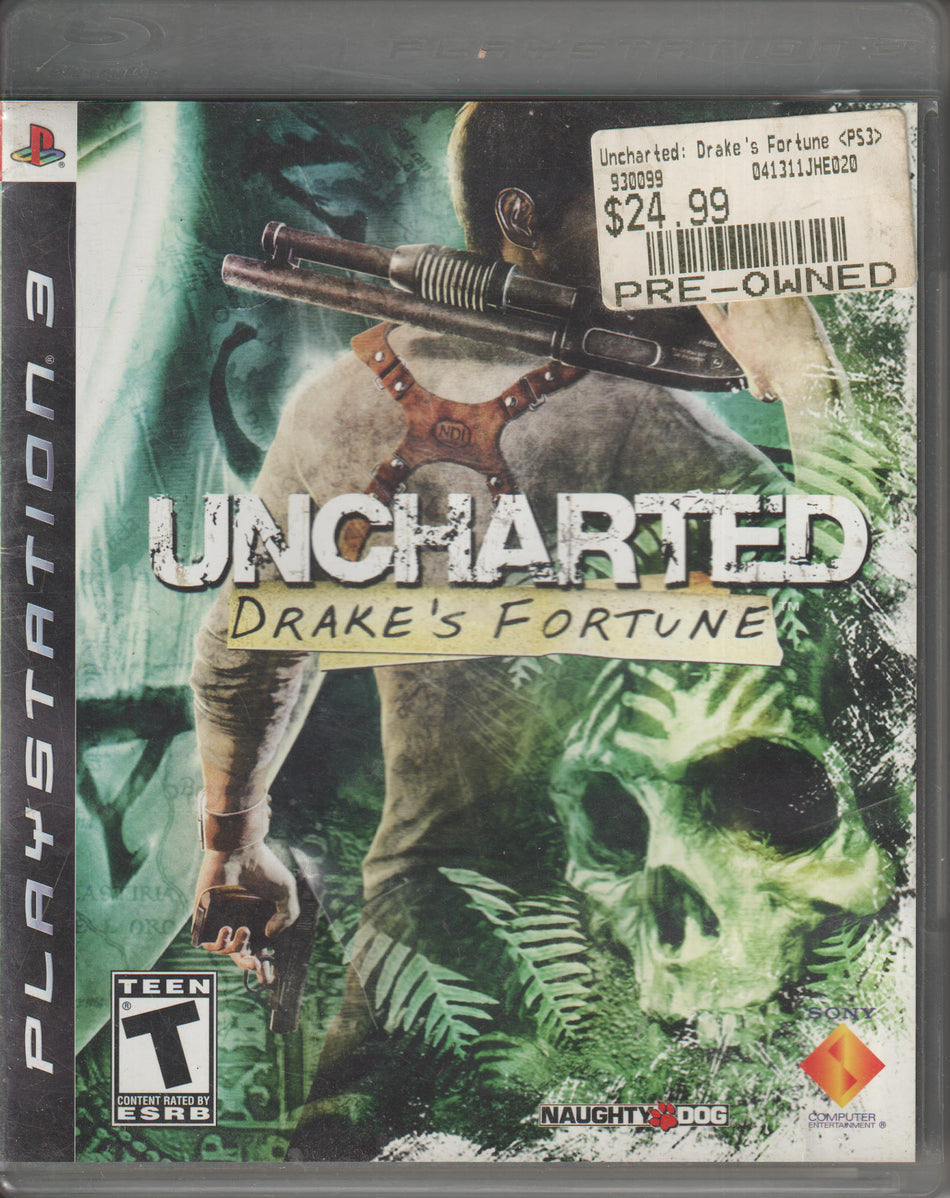 Uncharted: Drake's Fortune. PS3