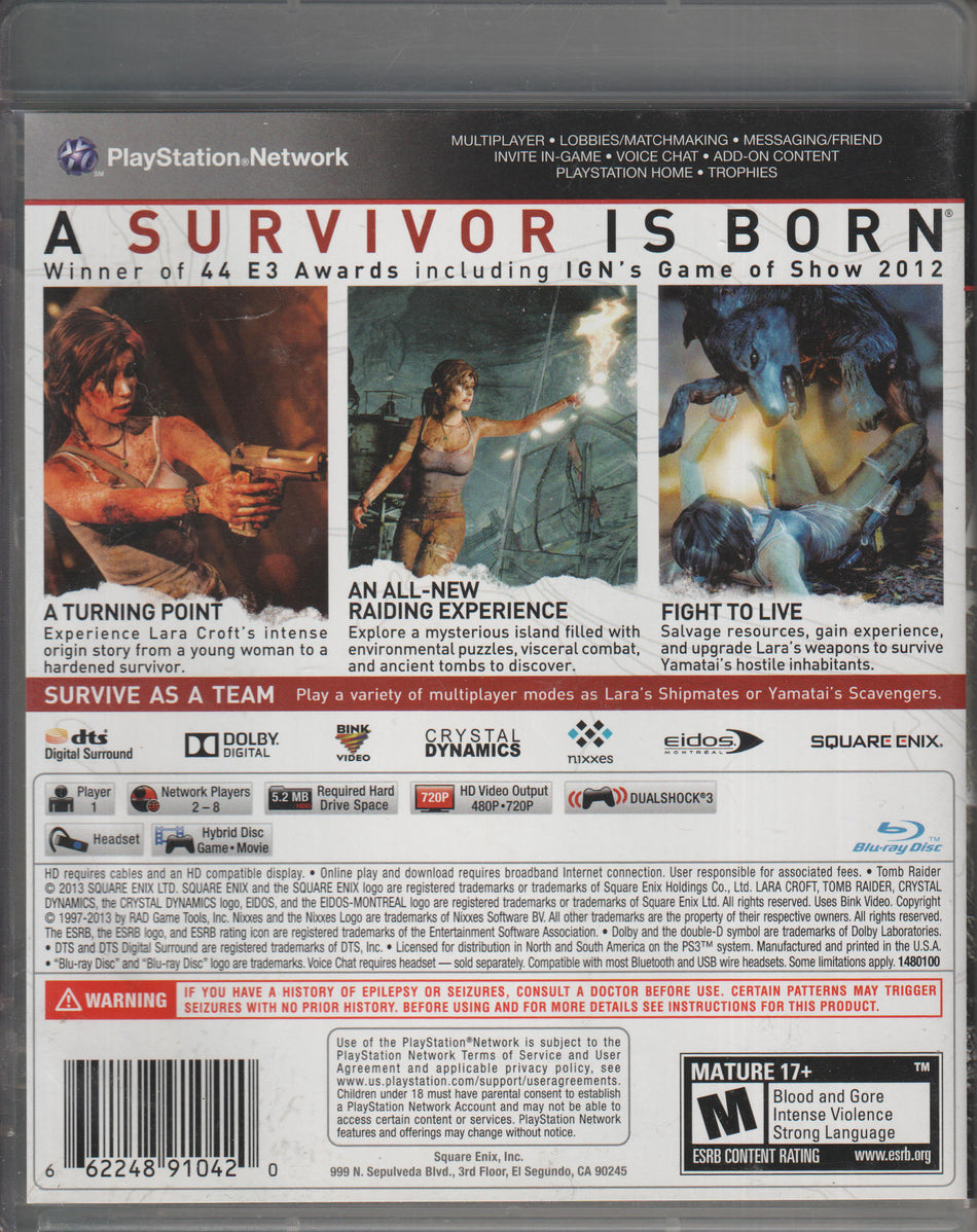 Tomb Raider. PS3