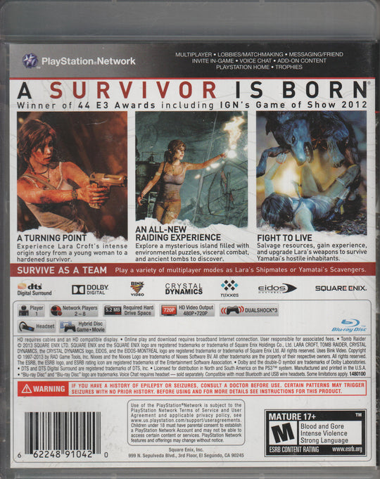 Tomb Raider. PS3