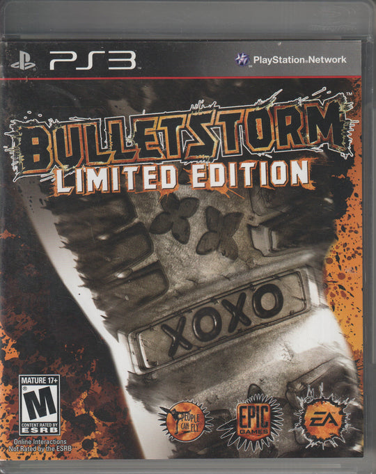 Bulletstorm Limited Edition. PS3