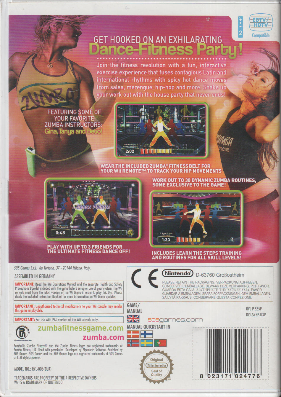 Zumba Fitness: Join the Party. Wii