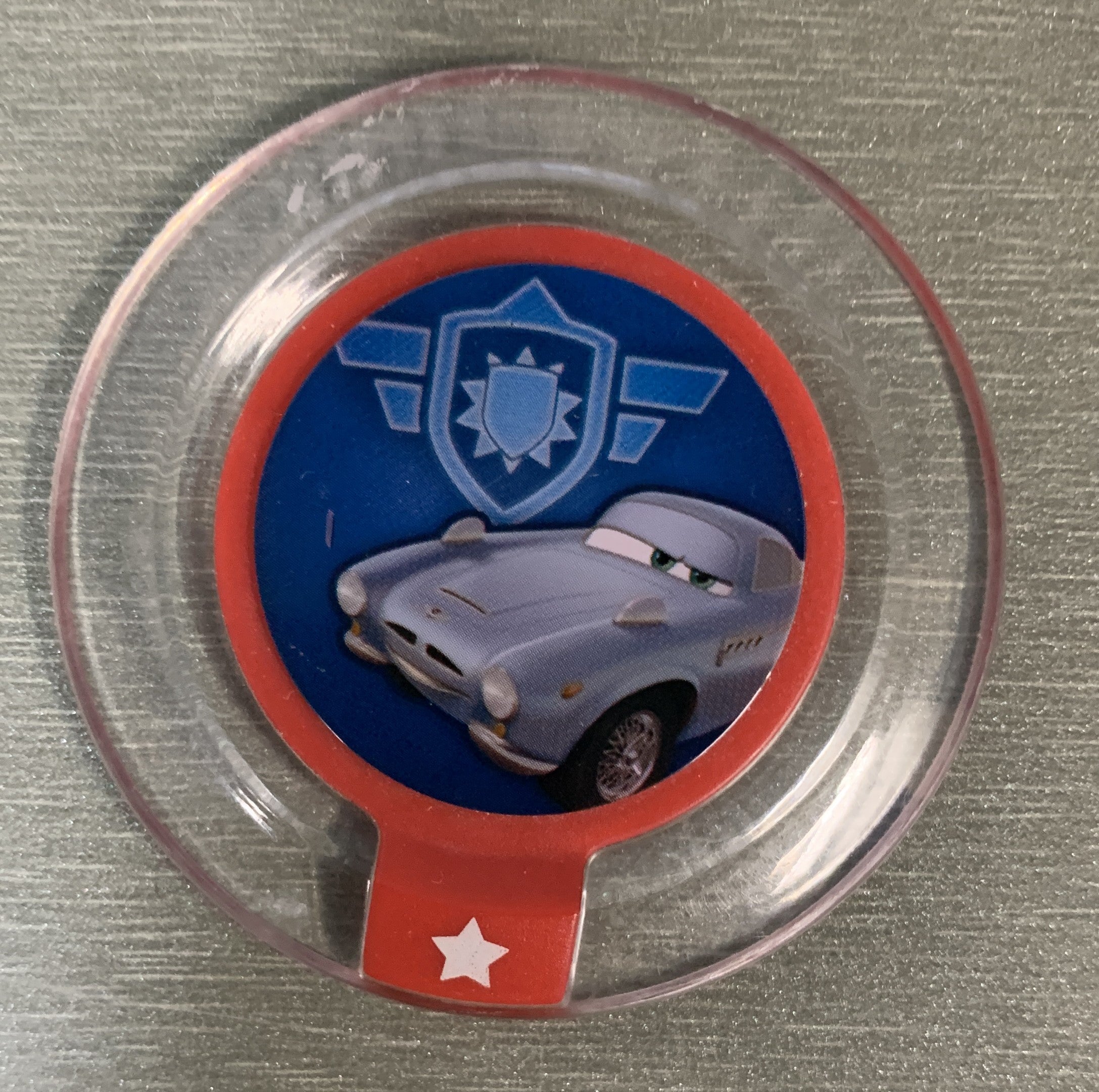 Finn McMissile's Armored Shield Power Disc. Nintendo Wii Infinity.