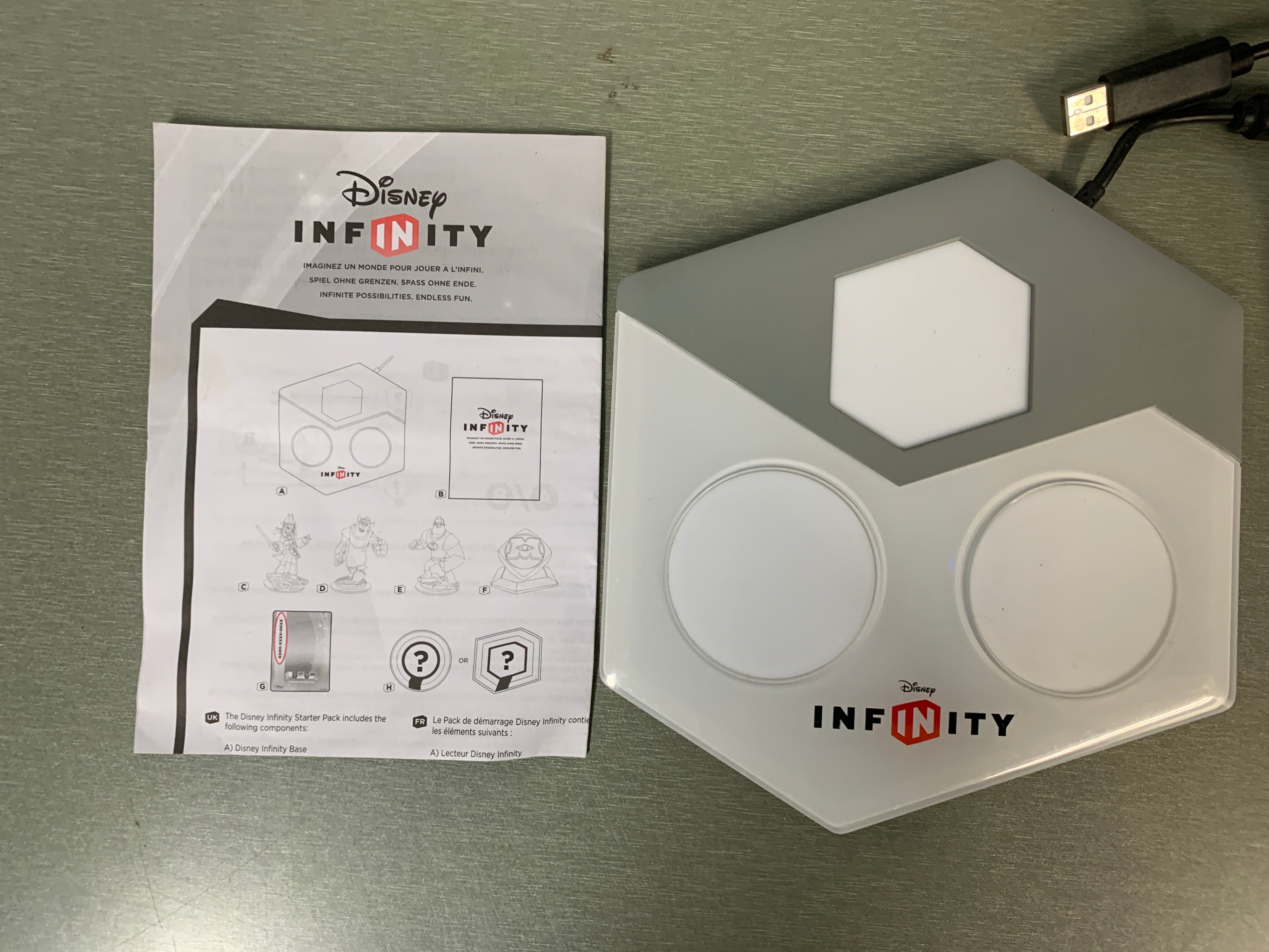 Disney Infinity Base / Portal med brukermanual. Nintendo Wii Infinity.