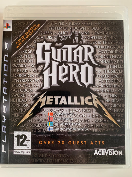 Guitar Hero: Metallica. PS3.