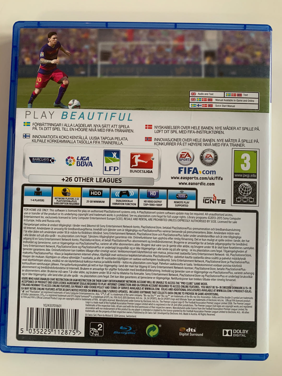 FIFA 16. PS4.