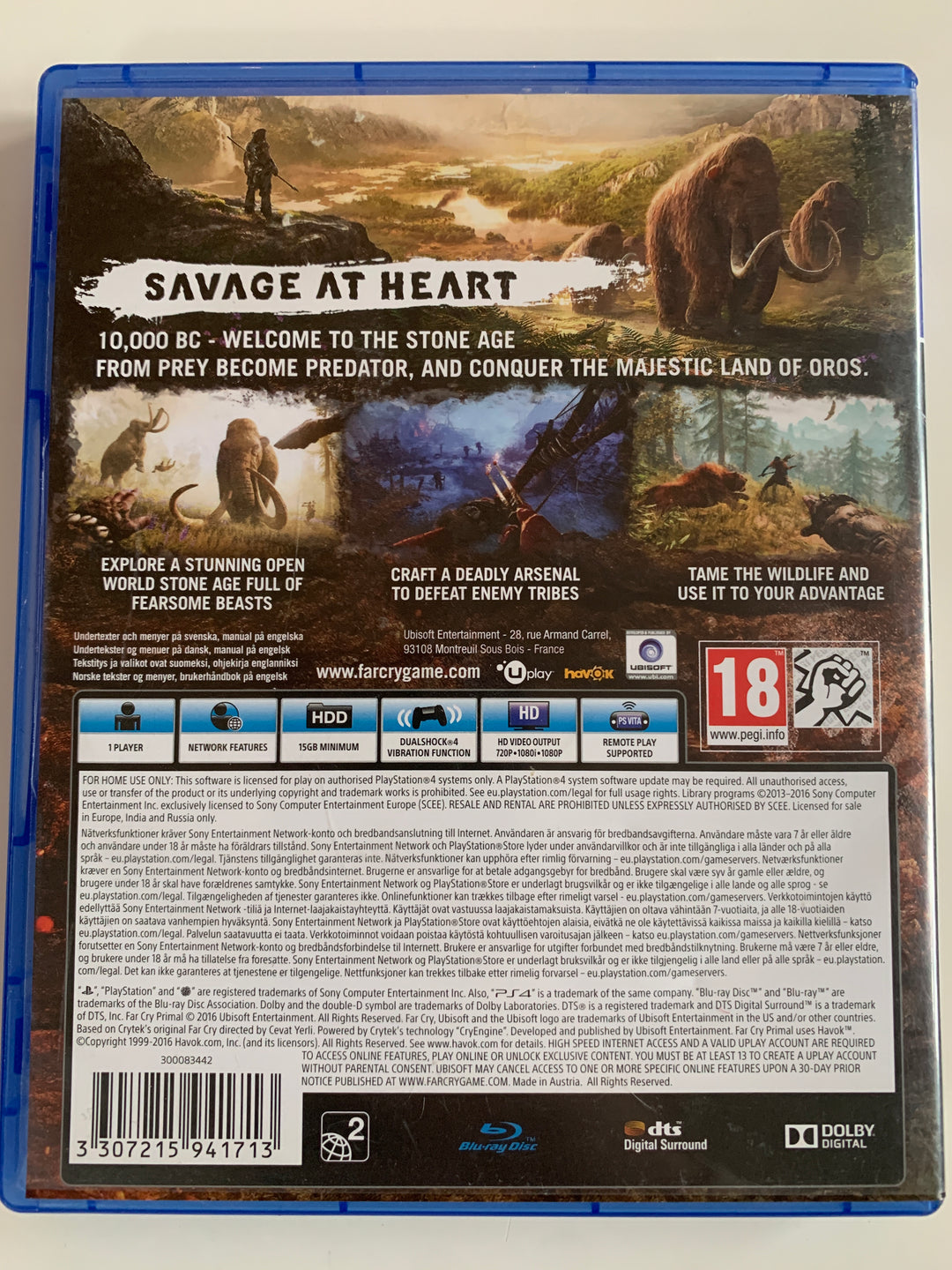 Far Cry Primal. PS4.