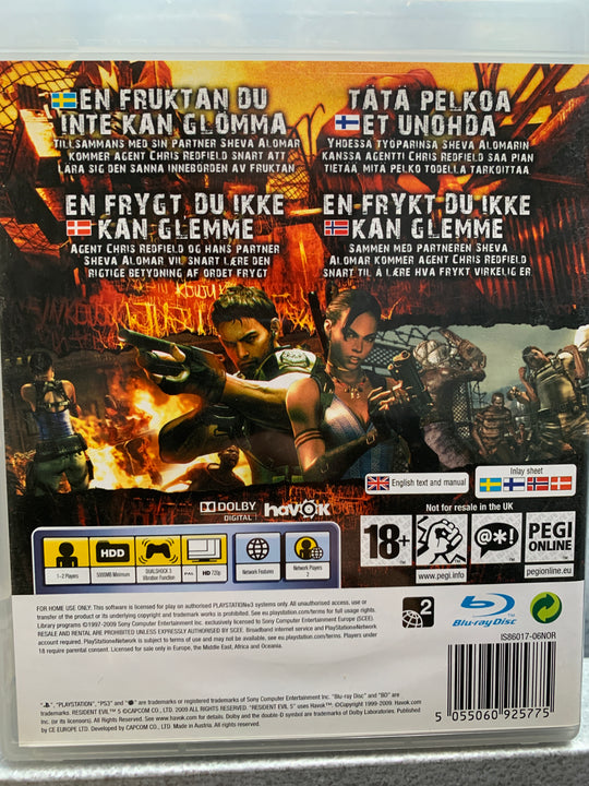 Resident Evil 5. PS3.