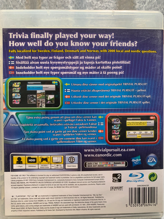 Trivial Pursuit. PS3.