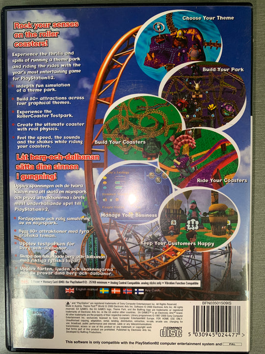 Theme Park World. PS2.