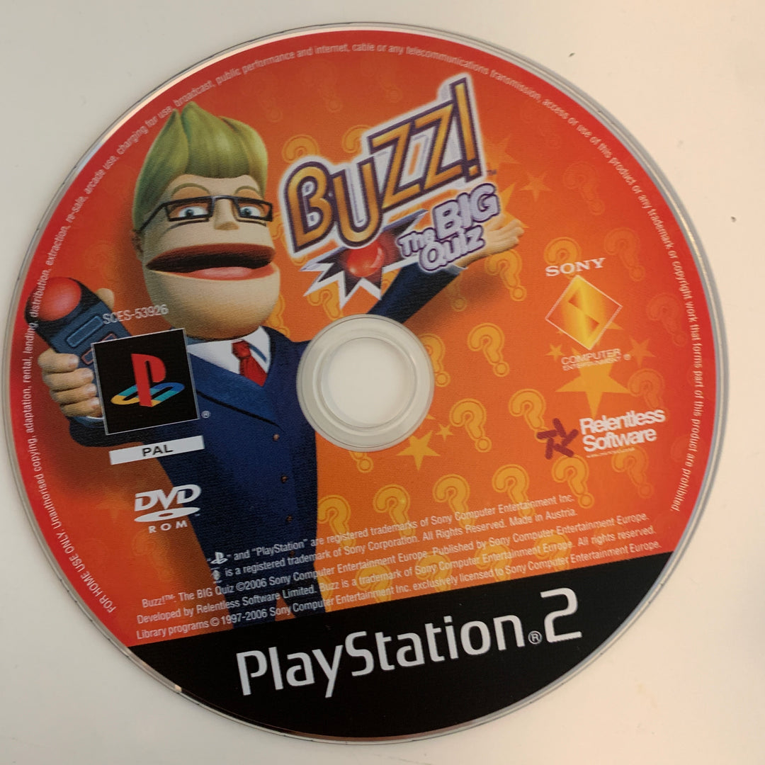Buzz! The BIG Quiz. PS2.