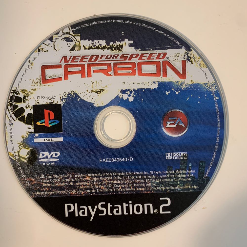 Need for Speed: Carbon. PS2.