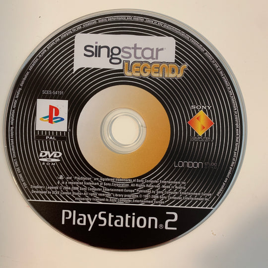SingStar Legends. PS2.