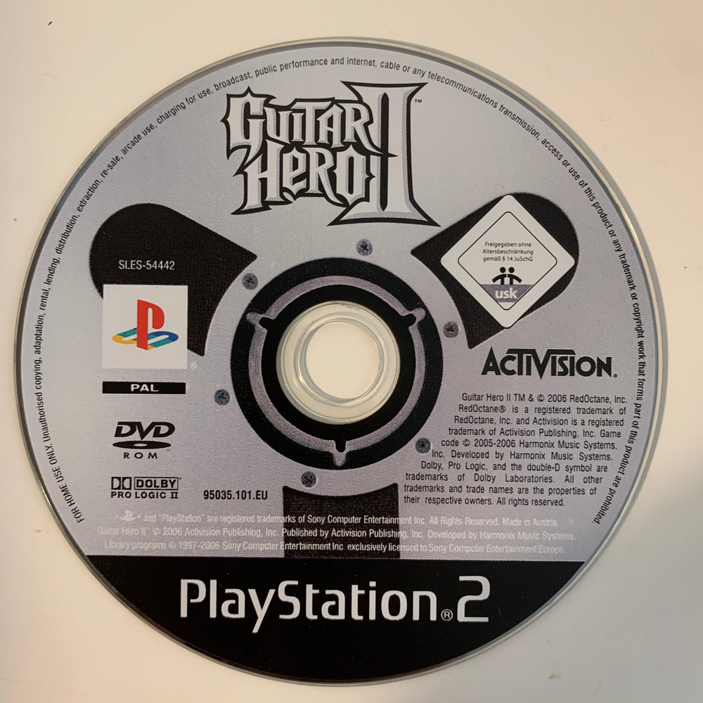 Guitar Hero II. PS2.