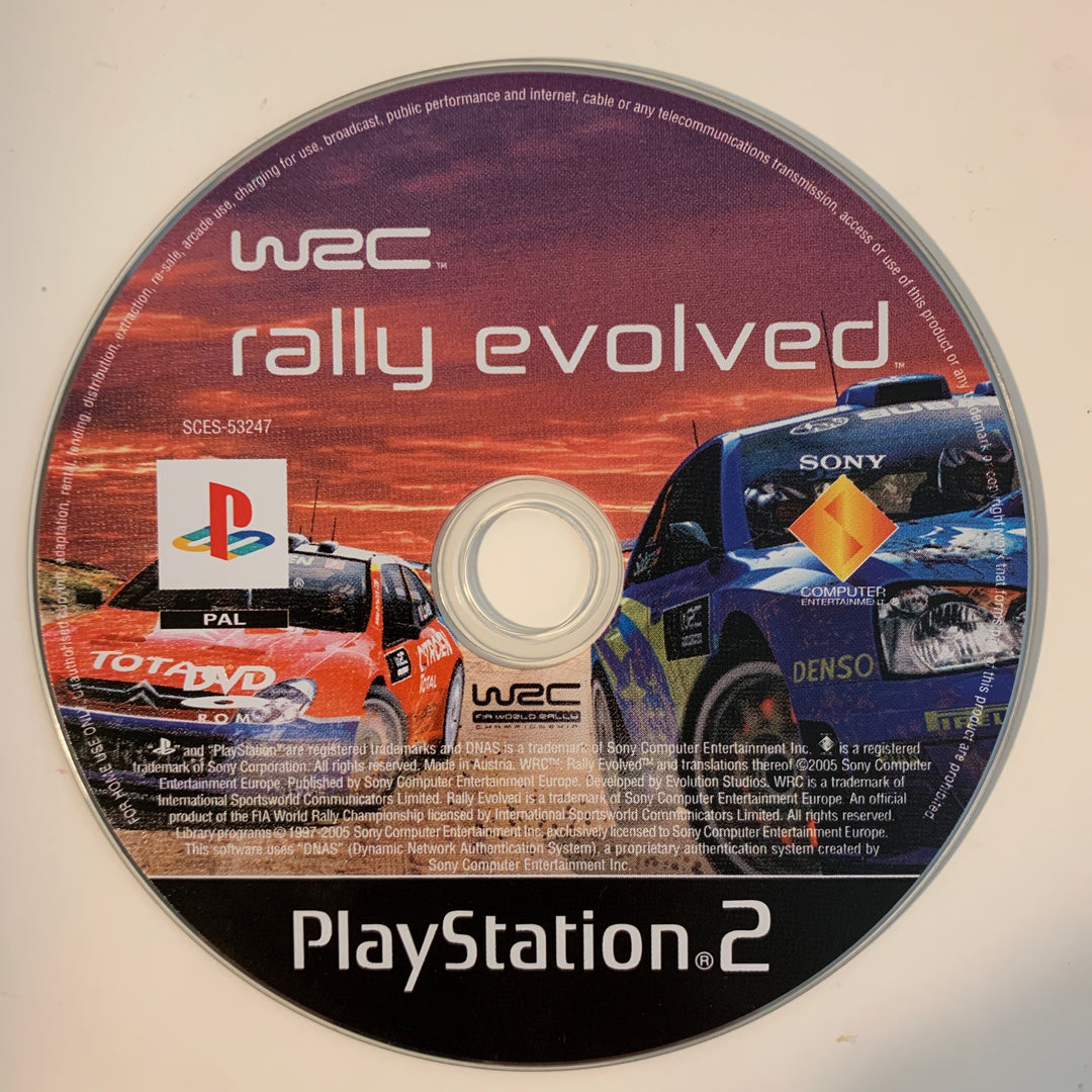 WRC: Rally Evolved. PS2.