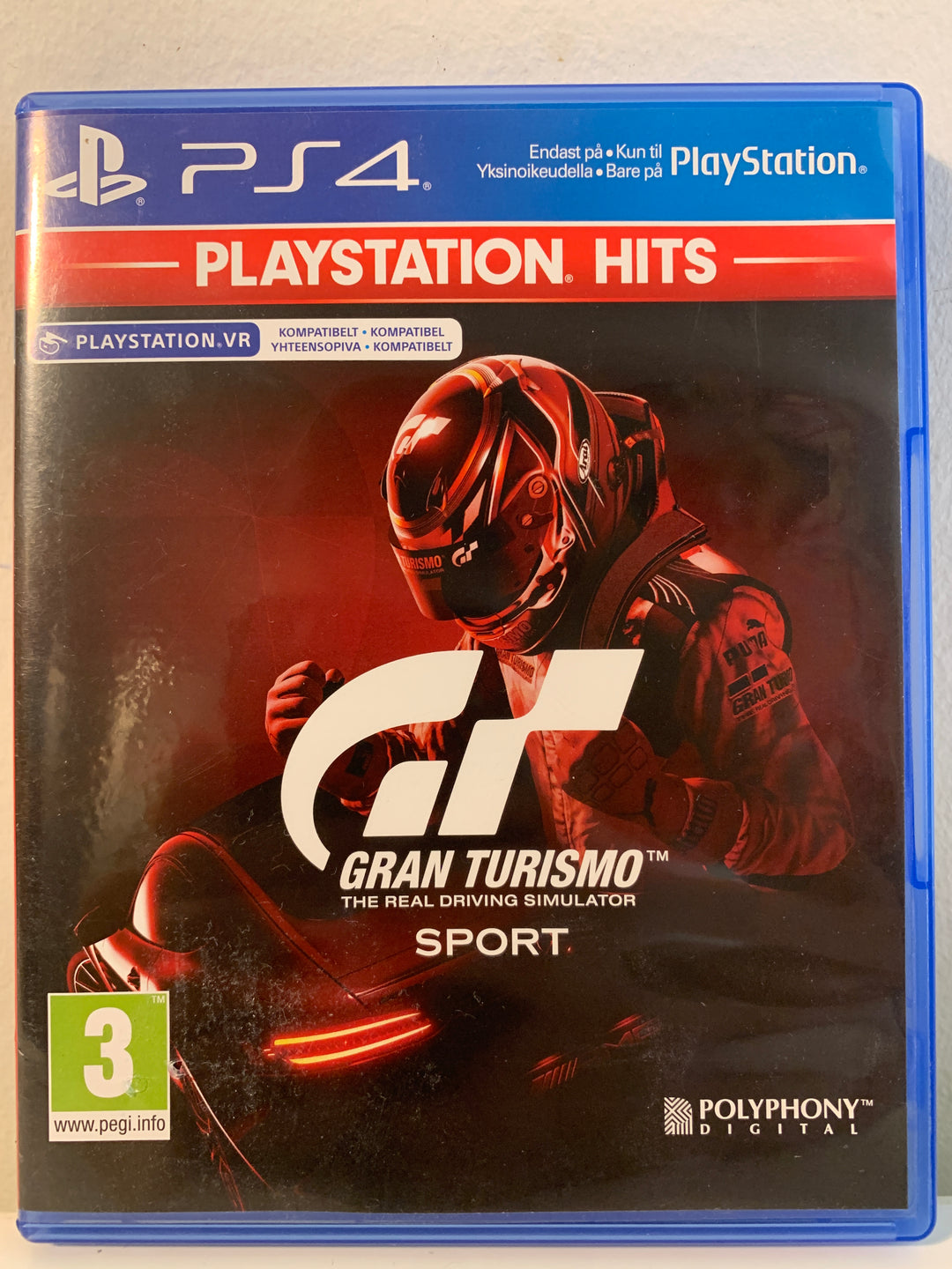 Gran Turismo Sport PlayStation Hits. PS4.