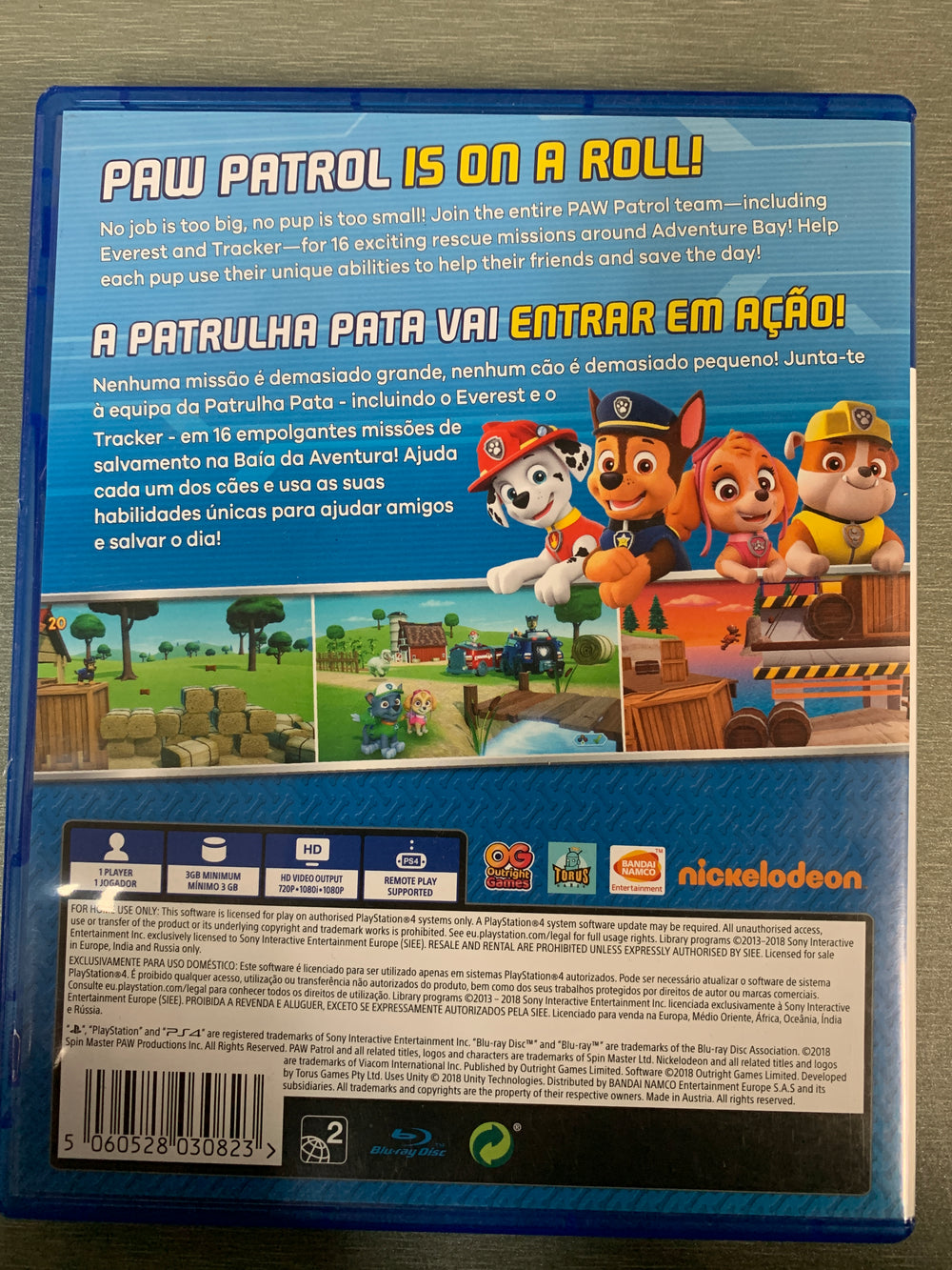 PAW Patrol: On a Roll! PS4.
