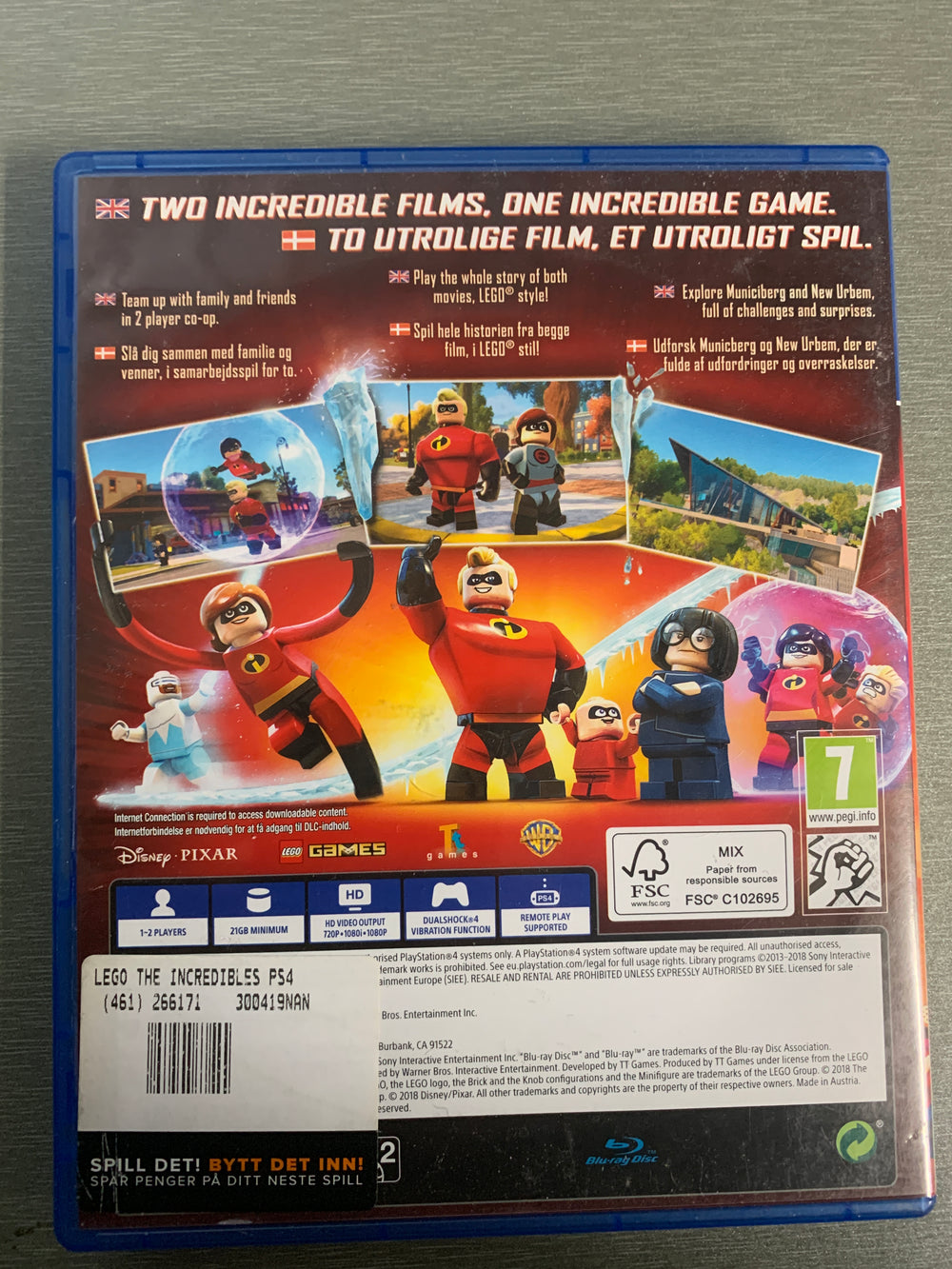LEGO The Incredibles. PS4.