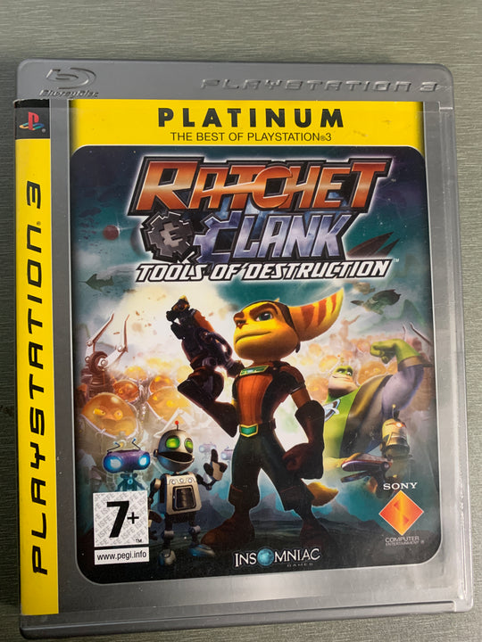 Ratchet & Clank: Tools of Destruction Platinum. PS3.