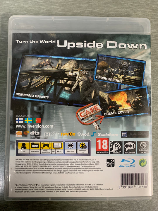 Inversion. PS3.