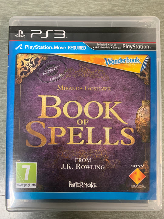 Wonderbook: Book of Spells. PS3.