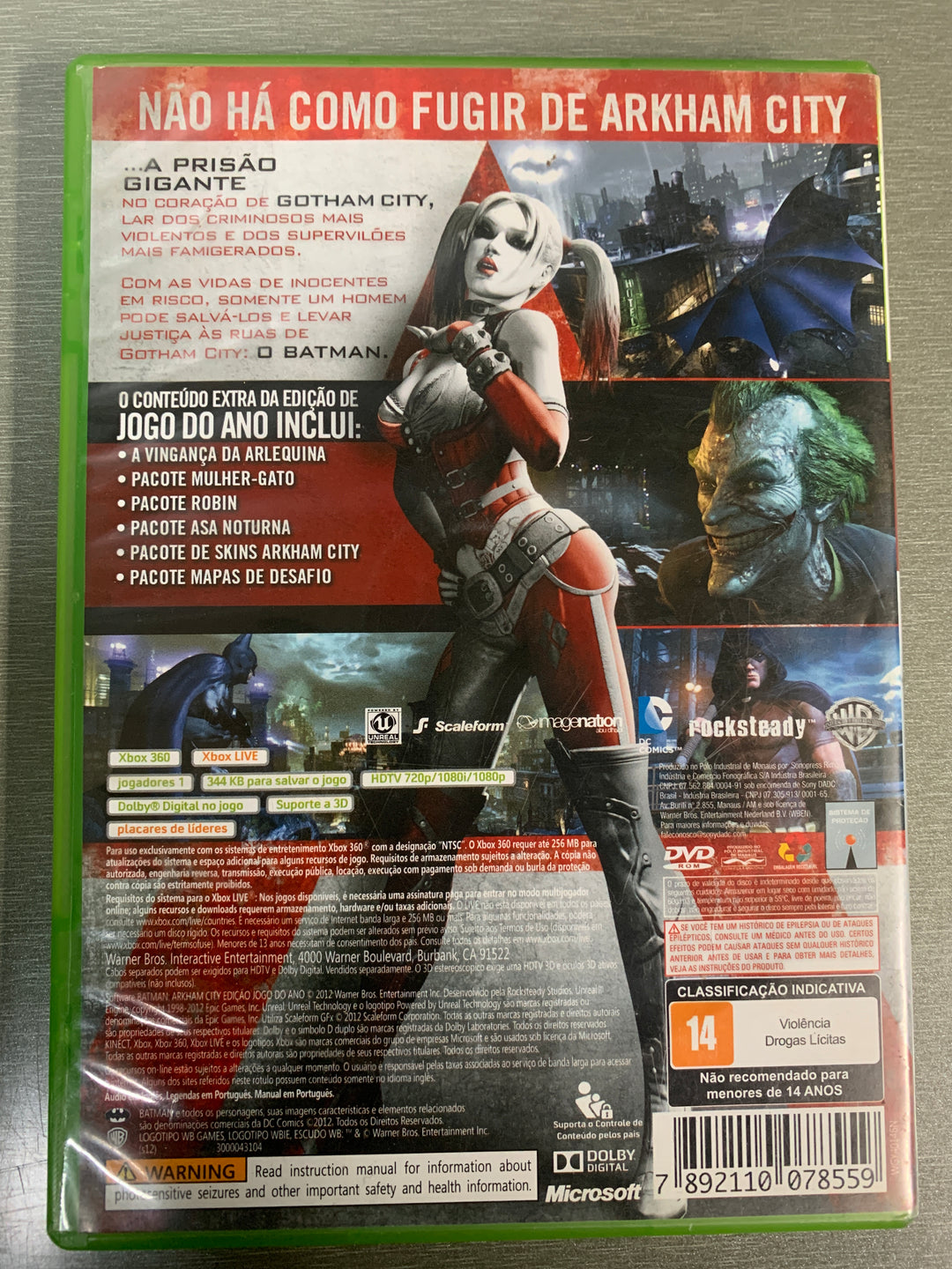 Batman: Arkham City – Game of the Year Edition. Xbox 360.