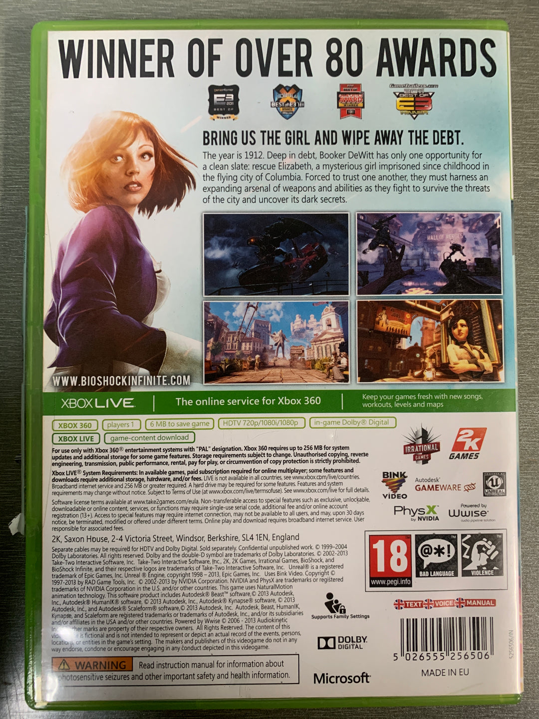BioShock Infinite. Xbox 360.