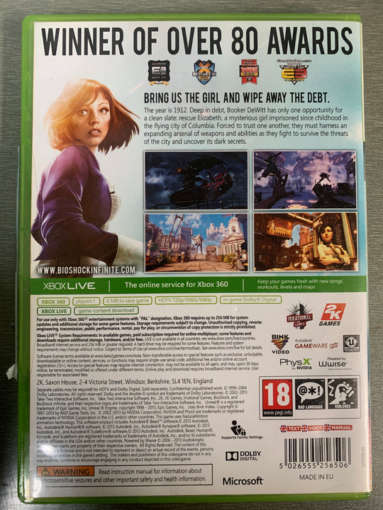 BioShock Infinite. Xbox 360.