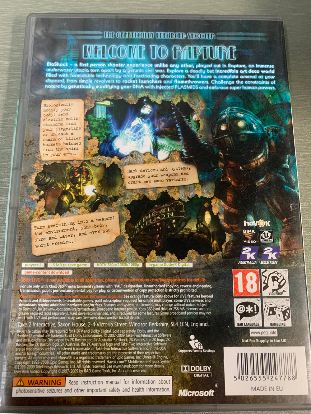 BioShock Classics. Xbox 360.