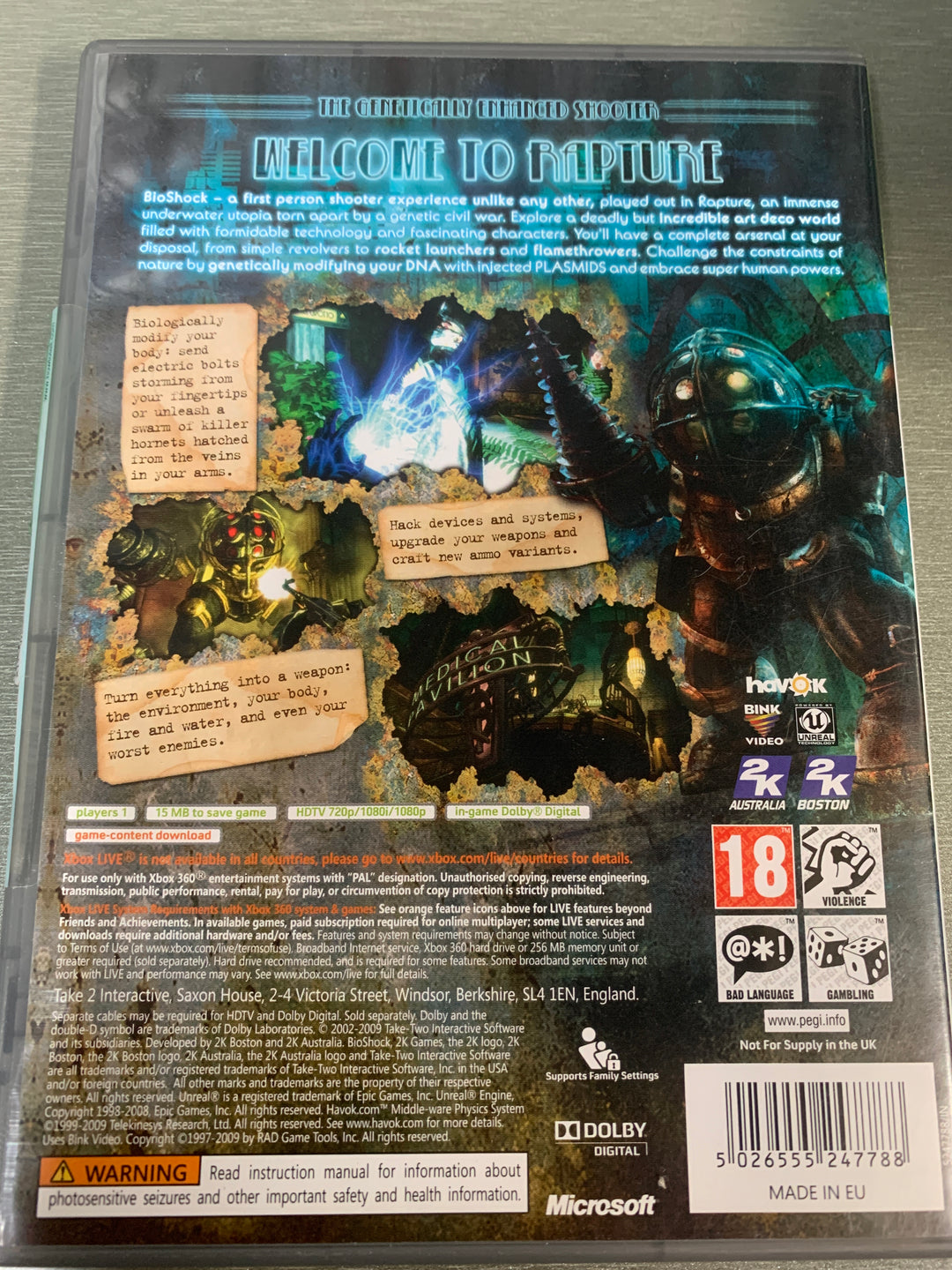 BioShock Classics. Xbox 360.