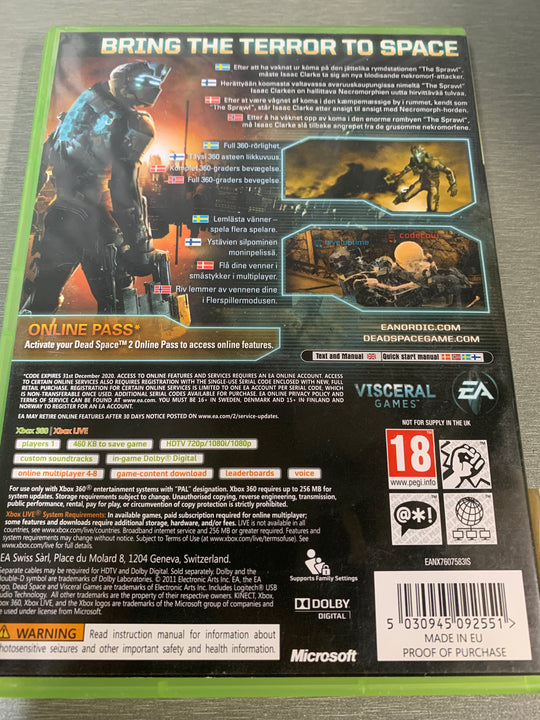 Dead Space 2. Xbox 360.