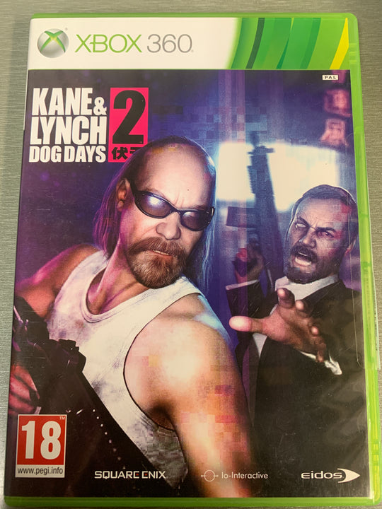 Kane & Lynch 2: Dog Days. Xbox 360.