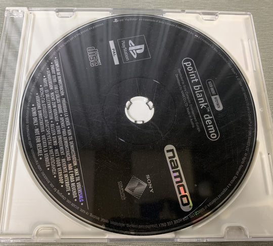 Point Blank Demo. PS1.