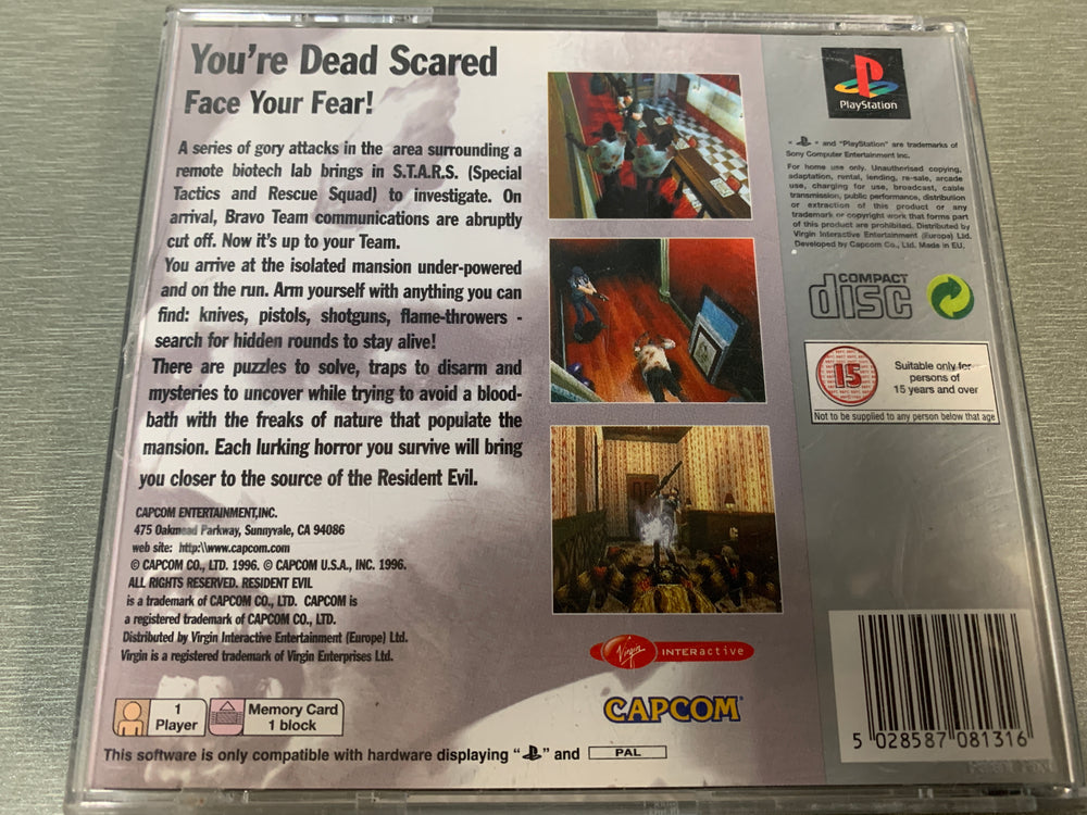 Resident Evil Platinum. PS1.