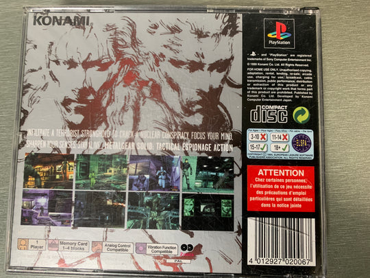 Metal Gear Solid. PS1.