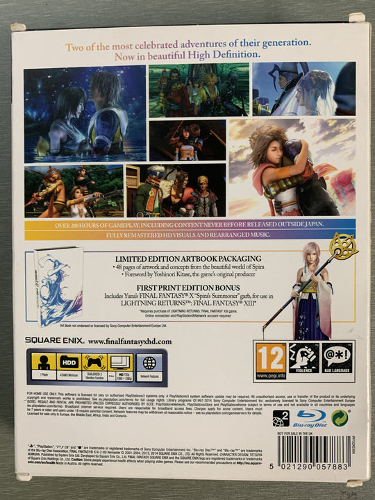 Final Fantasy X | X-2 HD Remaster – Limited Edition. PS3.