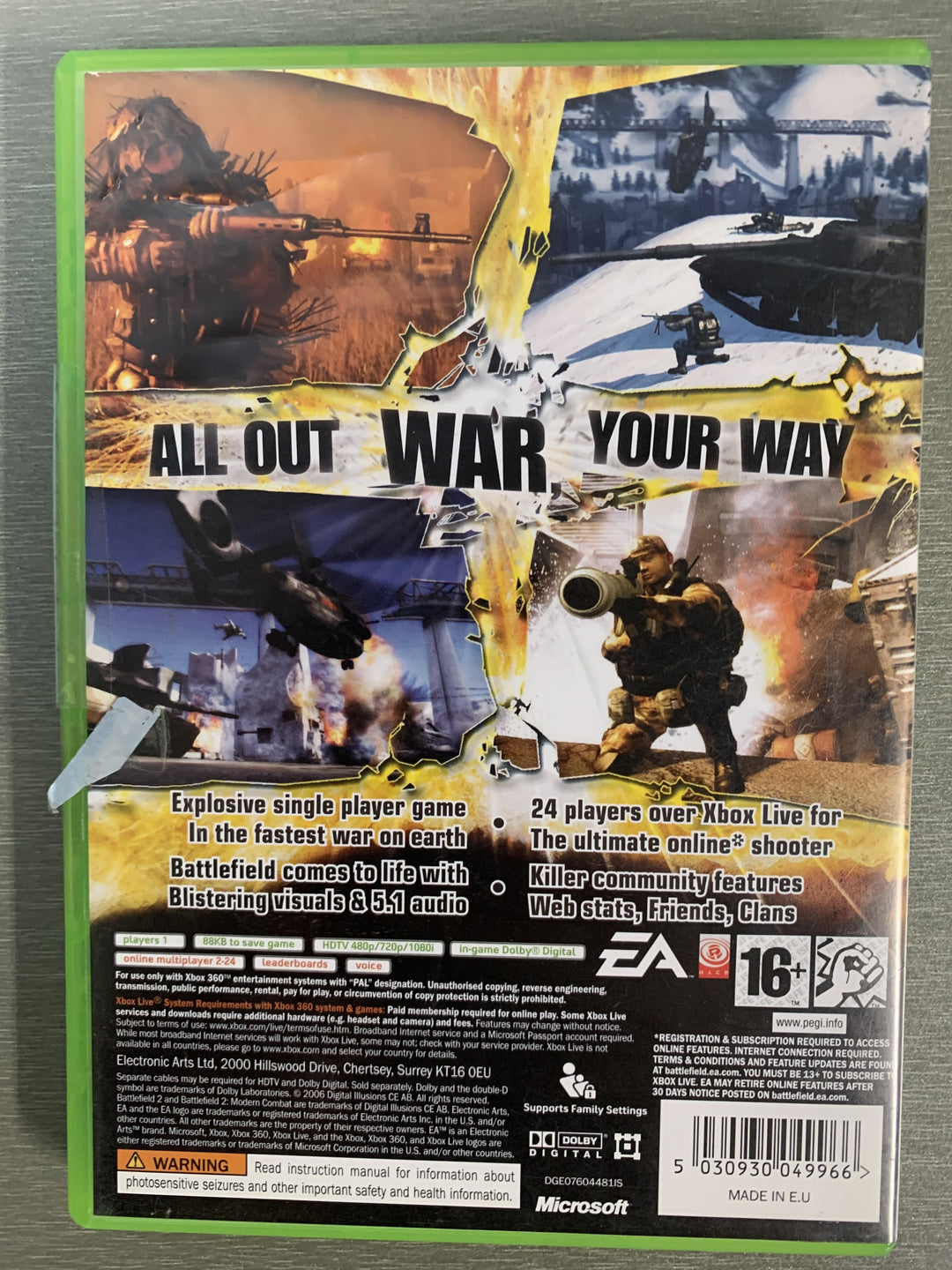 Battlefield 2: Modern Combat. Xbox 360.