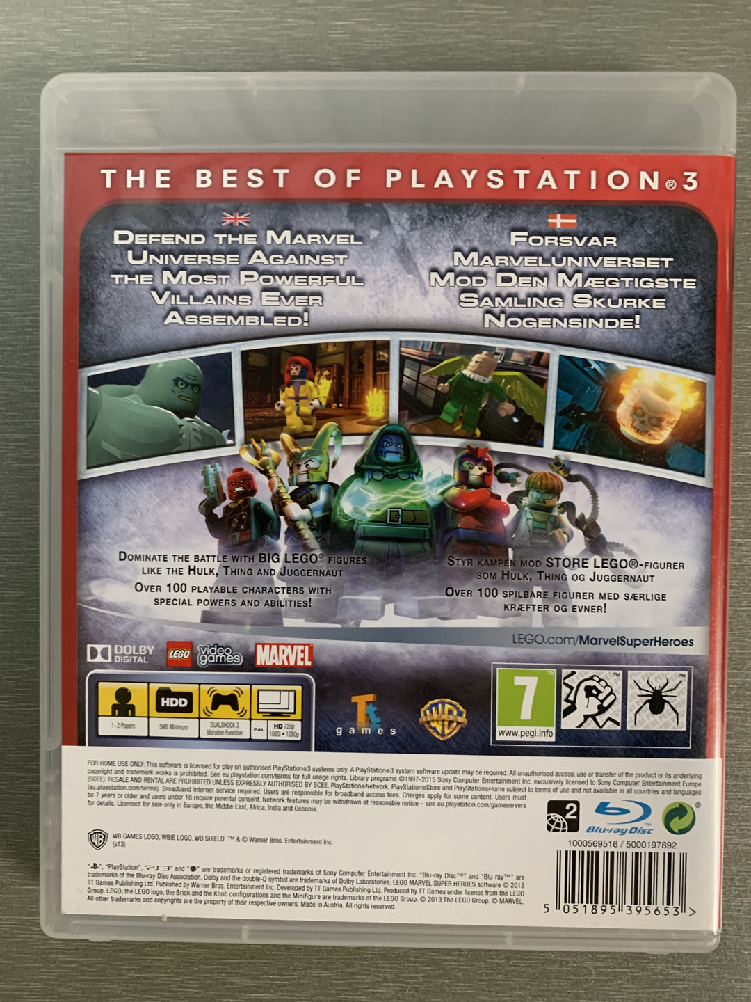 LEGO Marvel Super Heroes Essentials. PS3.