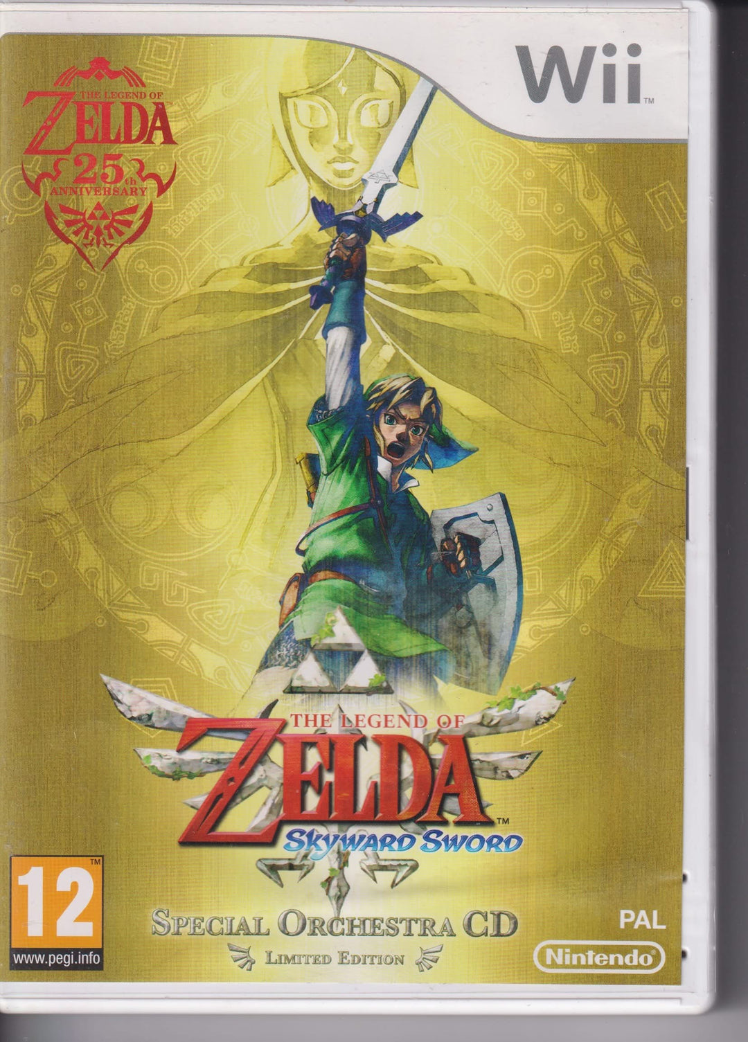 The Legend of Zelda: Skyward Sword – Limited Edition med Special Orchestra CD. Wii.