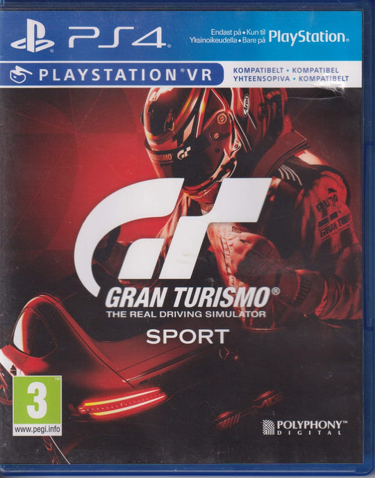 Gran Turismo Sport. PS4.
