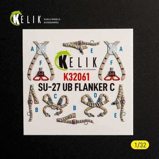 SU-27UB Flanker C - interior 3D decals for Trumpeter kit