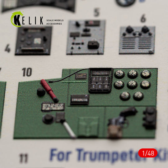 Fulmar Mk.II - interior 3D decals for Trumpeter