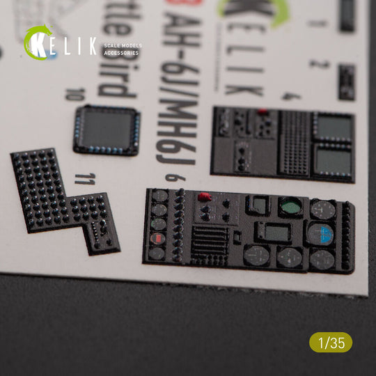 AH-6J/MH6J Little Bird interior 3D decals for Zimi models/KittyHawk