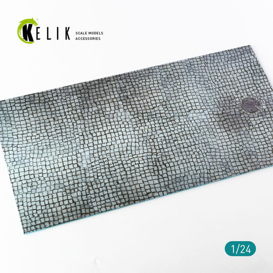 Paving stone road Base - Acrylic 3 mm (180 x 357 mm) (210 g)