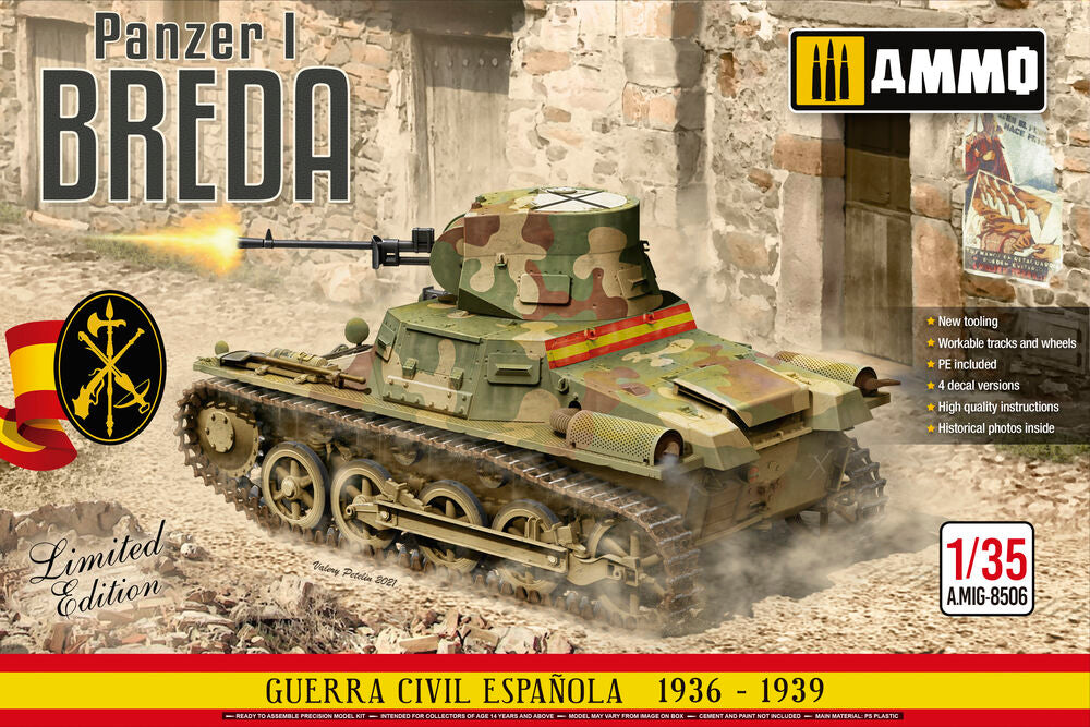 1/35 Panzer I Ausf. A Breda - Spanish Civil War Light Tank Destroyer