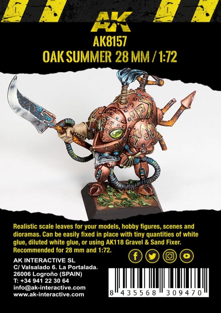 OAK SUMMER LEAVES  1/72