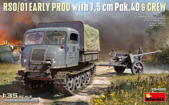 RSO/01 Early Prod. with 7,5 cm Pak.40 & Crew